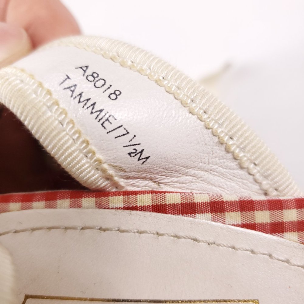 Coach Patchwork Lace Up Tammie Wedge Heels - Picture 2 of 7